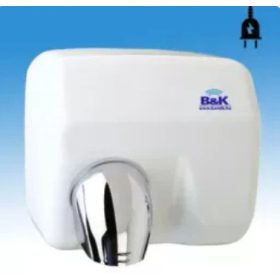   Mediclinics Infrás kézszárító, szinterezett fémburkolattal (2250 W), fehér