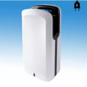   Airblade kézbedugós nagysebességű, alacsony hőmérsékletű infra kézszárító gép, fehér ABS burkolattal