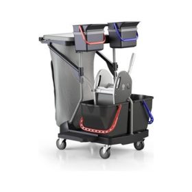   IPC Takarítókocsi Revolution 2x6l + 2x15 l, 120l zsáktartó