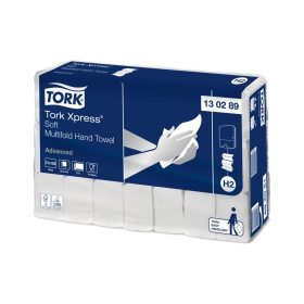   Tork Advanced Xpress Multifod hajtogatott kéztörlő, H2, 2 rétegű, fehér, 21x180lap