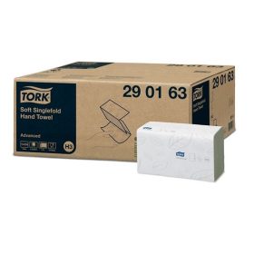   Tork Advanced Singlefold Z hajtogatott kéztörlő, H3, 2 rétegű, fehér, 15x250lap