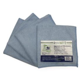   Prime Source Mikroszálas törlőkendő kék, 40x40 cm, 4db/csomag, 4 színben