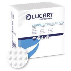   Lucart Strong Gastro Line 600 éttermi szalvéta 600 lapos hófehér,18x18