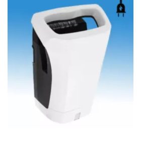   Kézbedugós, nagysebességű, alacsony hőmérsékletű infrás kézszárító gép, ABS burkolattal