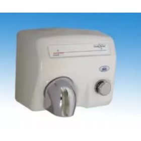   Mediclinics Saniflow nyomógombos kézszárító fehér zománc bevonatú öntött fém burkolattal (2250 W)